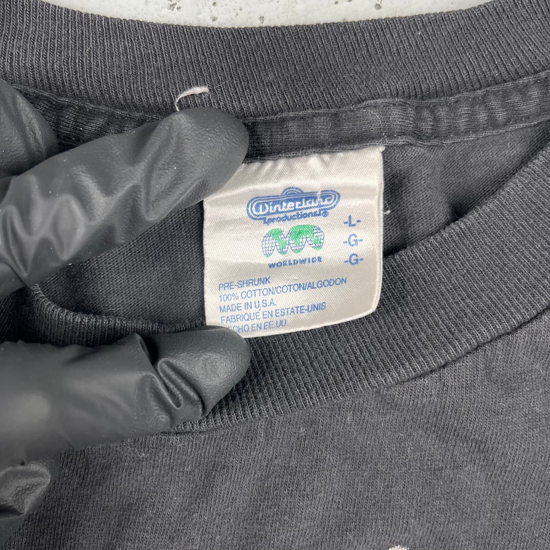 빈티지 제임스딘 스펠아웃 자수 반팔 상품이미지3