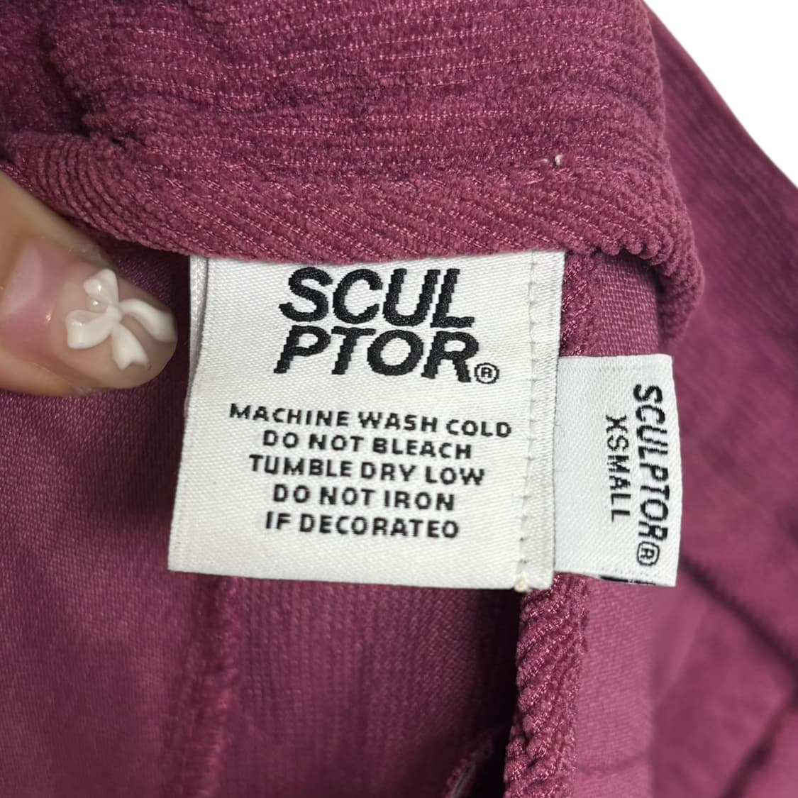 3832 스컬프터 핑크 하이웨스트 와이드팬츠 상품이미지5