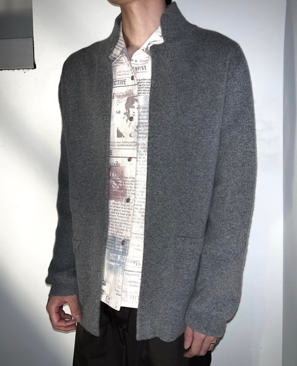 올드 아크네스튜디오 캐시미어 니트 가디건 상품이미지1