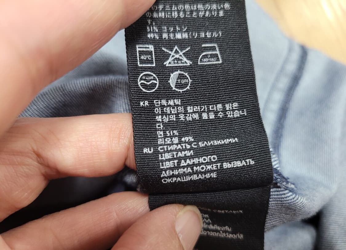 COS V넥 데님원피스 44-55 상품이미지8