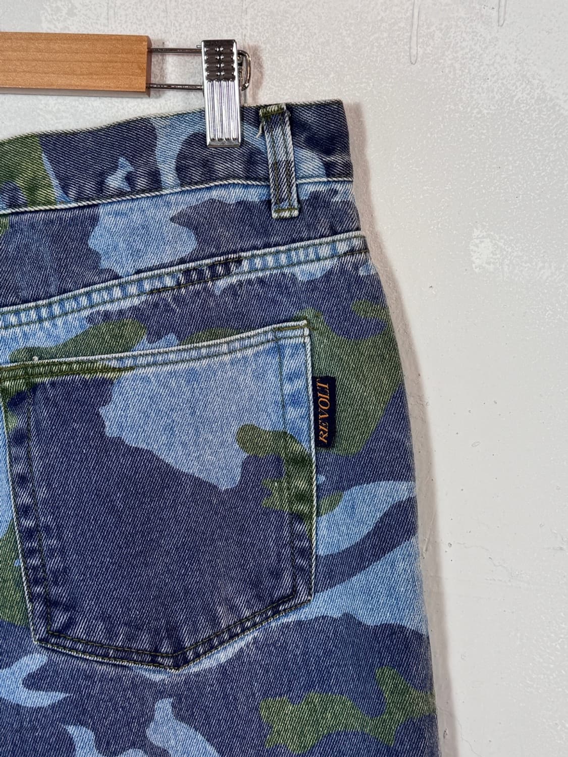 Revolt jeans y2k 카모 플라주 부츠컷  상품이미지5