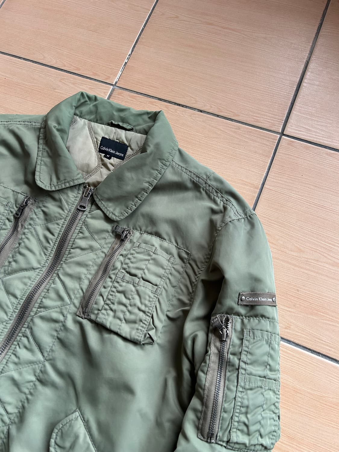 00‘s 켈빈클라인진스 멀티포켓봄버 상품이미지2