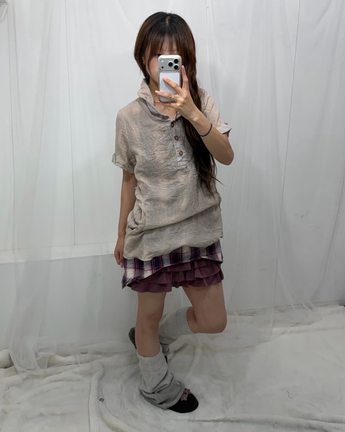 𖤐브라운 코티지 모리걸set𖤐 상품이미지2