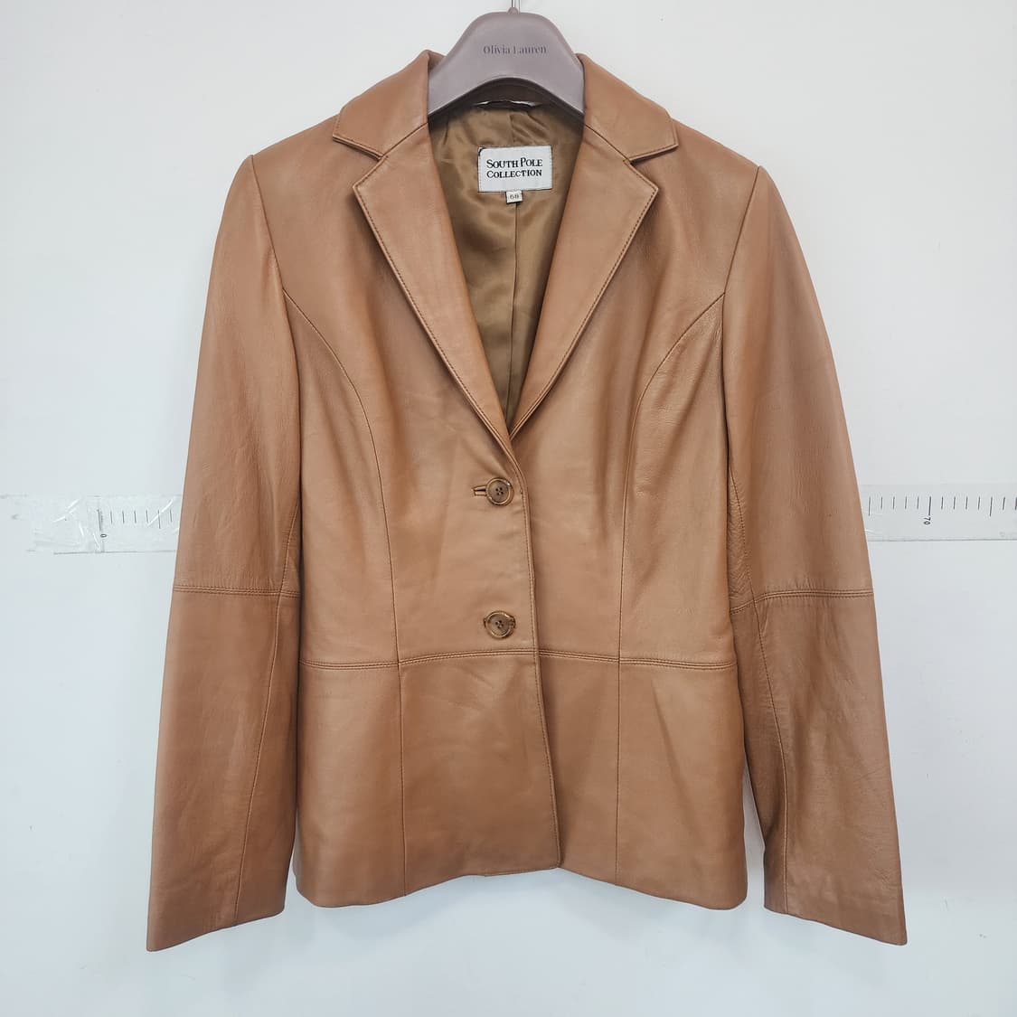 명품 브라운 양가죽 자켓 상품이미지1