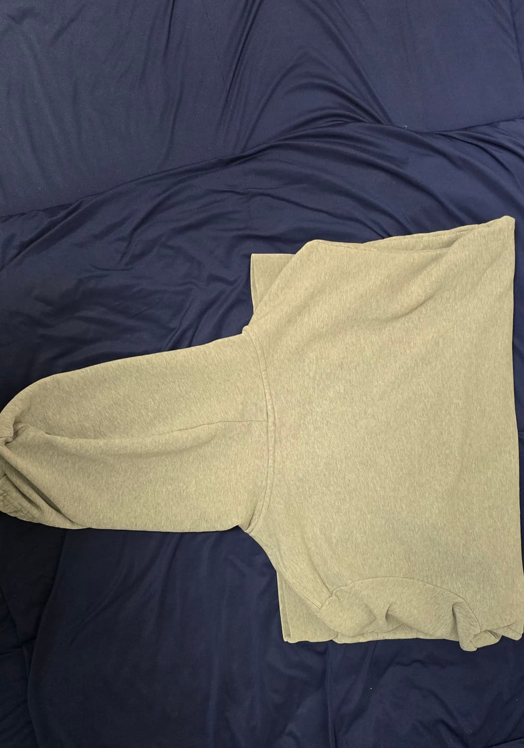 르꼬끄 스포티 Lecoq 빅로고 그레이 후디 후드티 상품이미지3