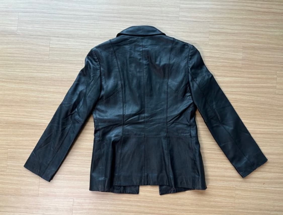 슬림핏 레더 자켓 상품이미지2