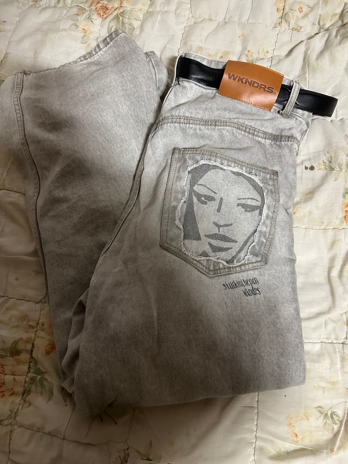 위캔더스 FACE DENIM PANTS 상품이미지2