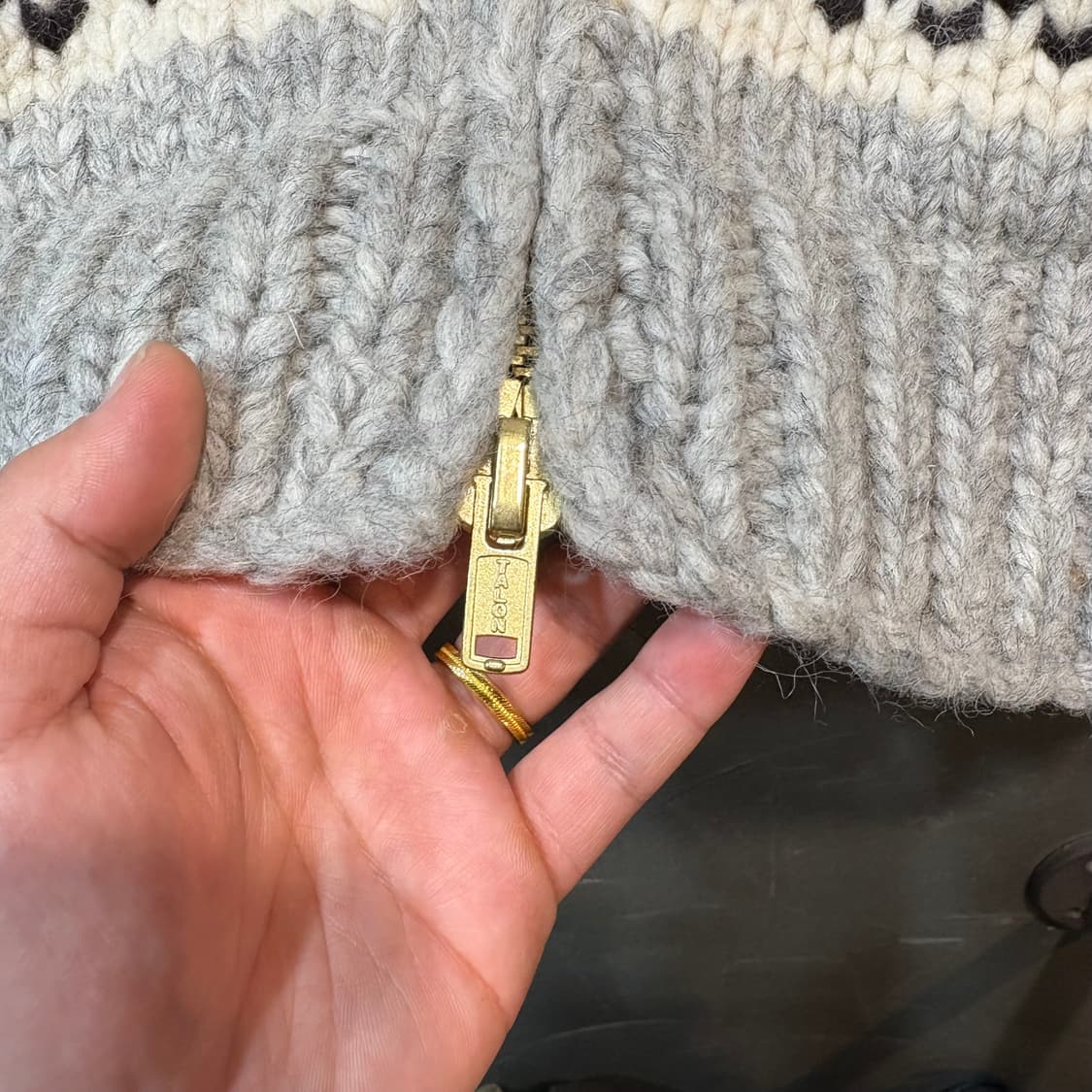 [M] KANATA 카나타 빈티지 캐나다 코위찬 스웨터  상품이미지3