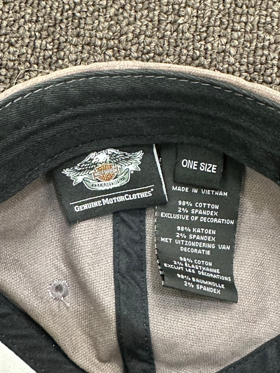 할리데이비슨 빈티지 자수 볼캡 상품이미지5