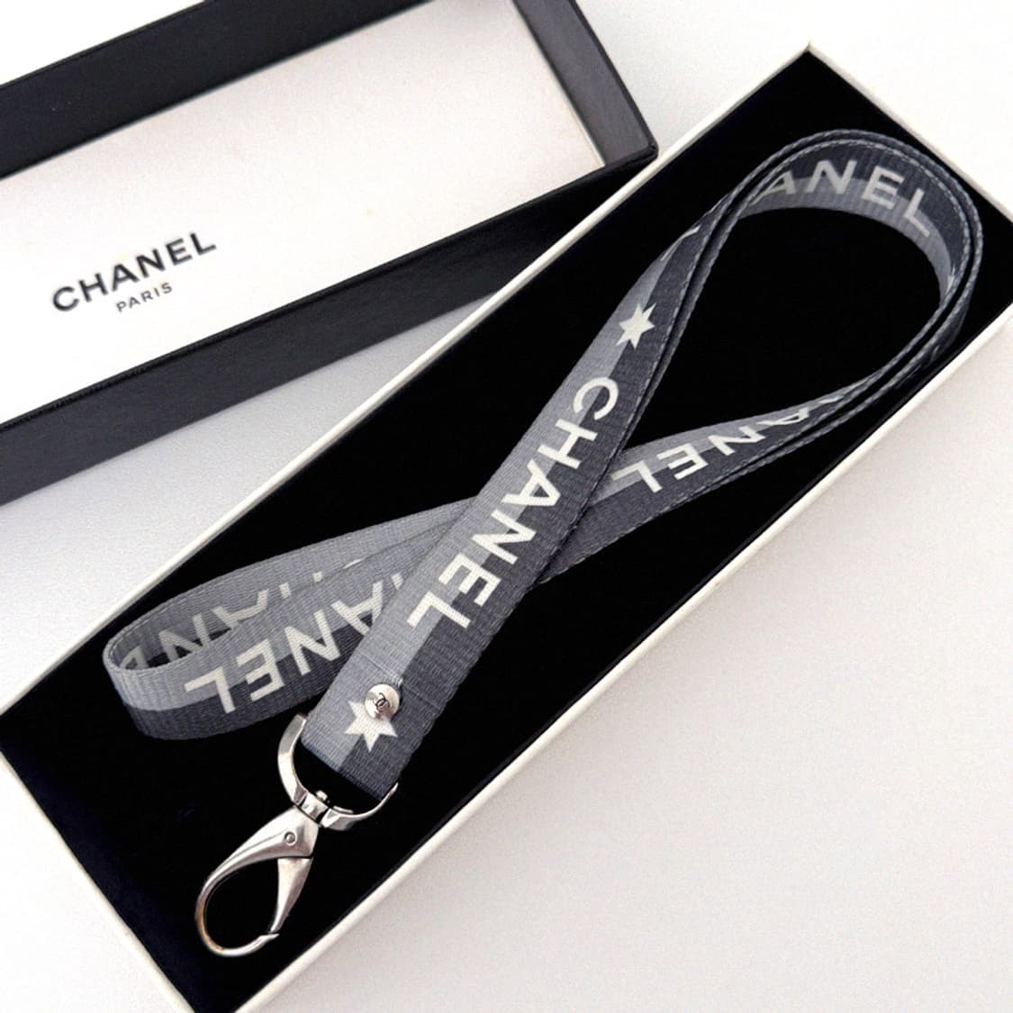 샤넬 빈티지 CHANEL 폰트 로고 넥 스트랩 키링 키홀더 상품이미지10