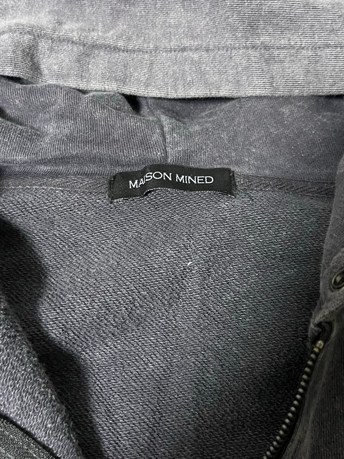 메종미네드 워시드 후드집업 m 상품이미지3