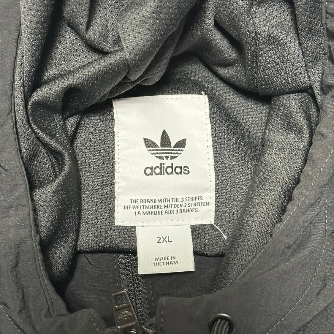 2XL 아디다스 파이어버드 블랙 바람막이 상품이미지4