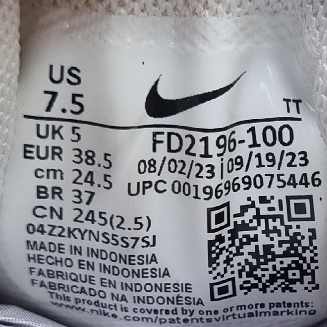 나이키 피닉스 와플 운동화245  상품이미지6