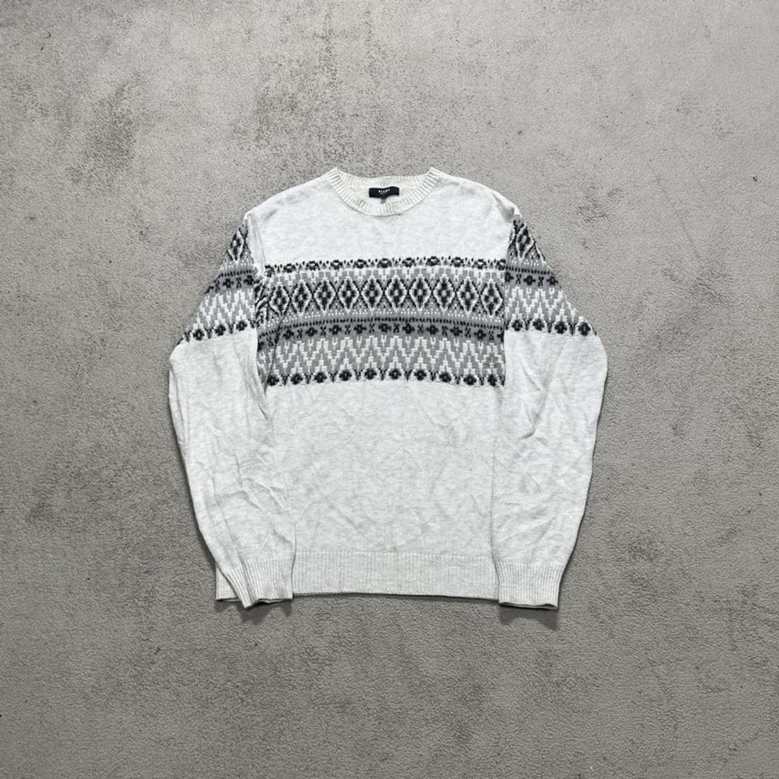 빔즈 아가일 패턴 니트 M 상품이미지1