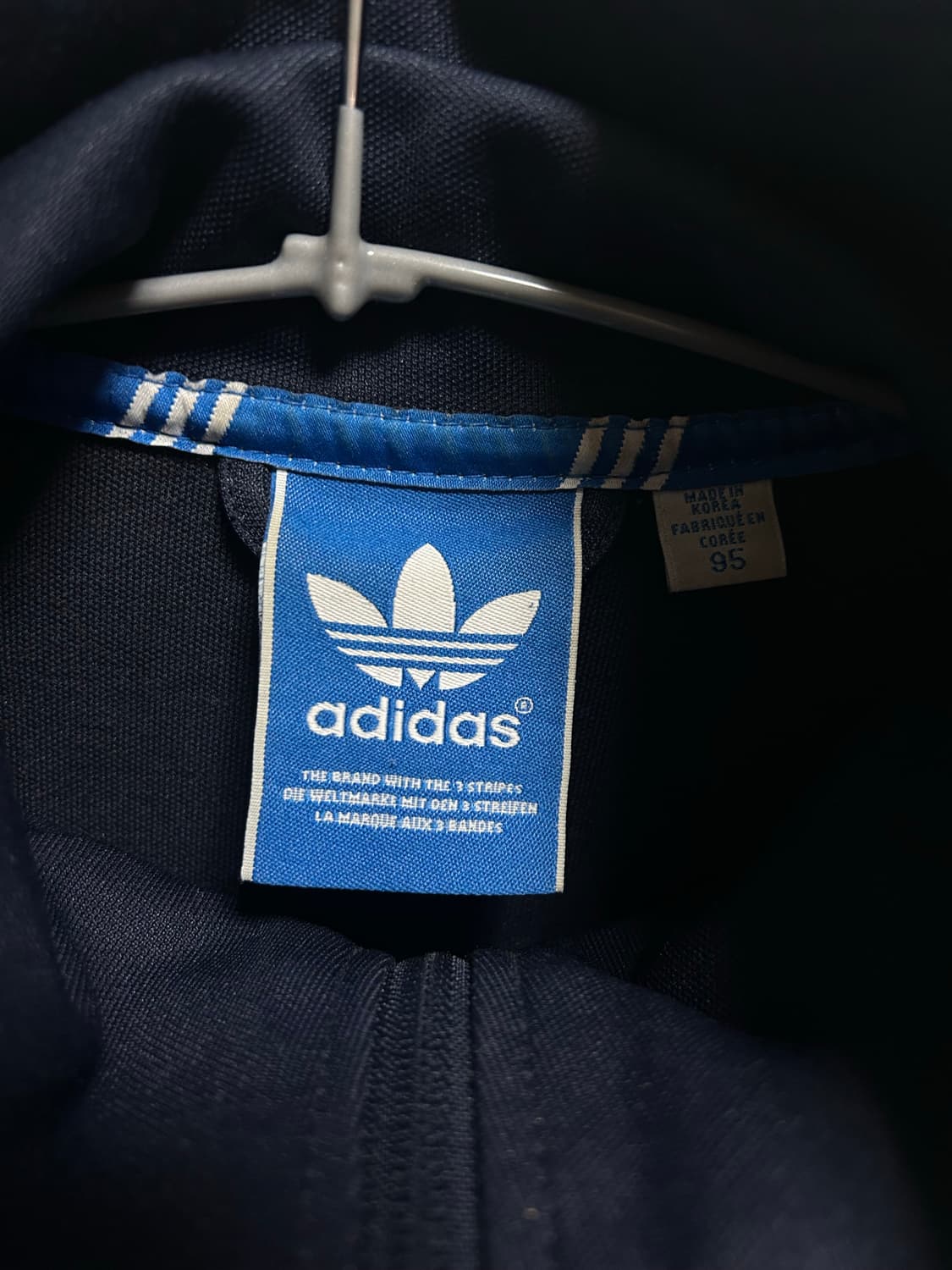 아디다스 네이비 트랙탑 95 / 실측 100 상품이미지2