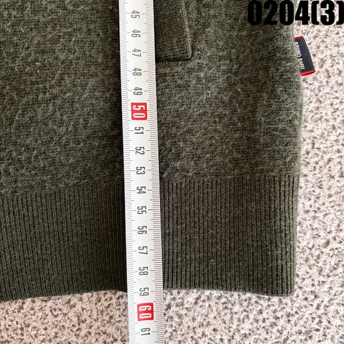 [105] 빈폴 딥그린 니트 집업 가디건 0204(3) 상품이미지7