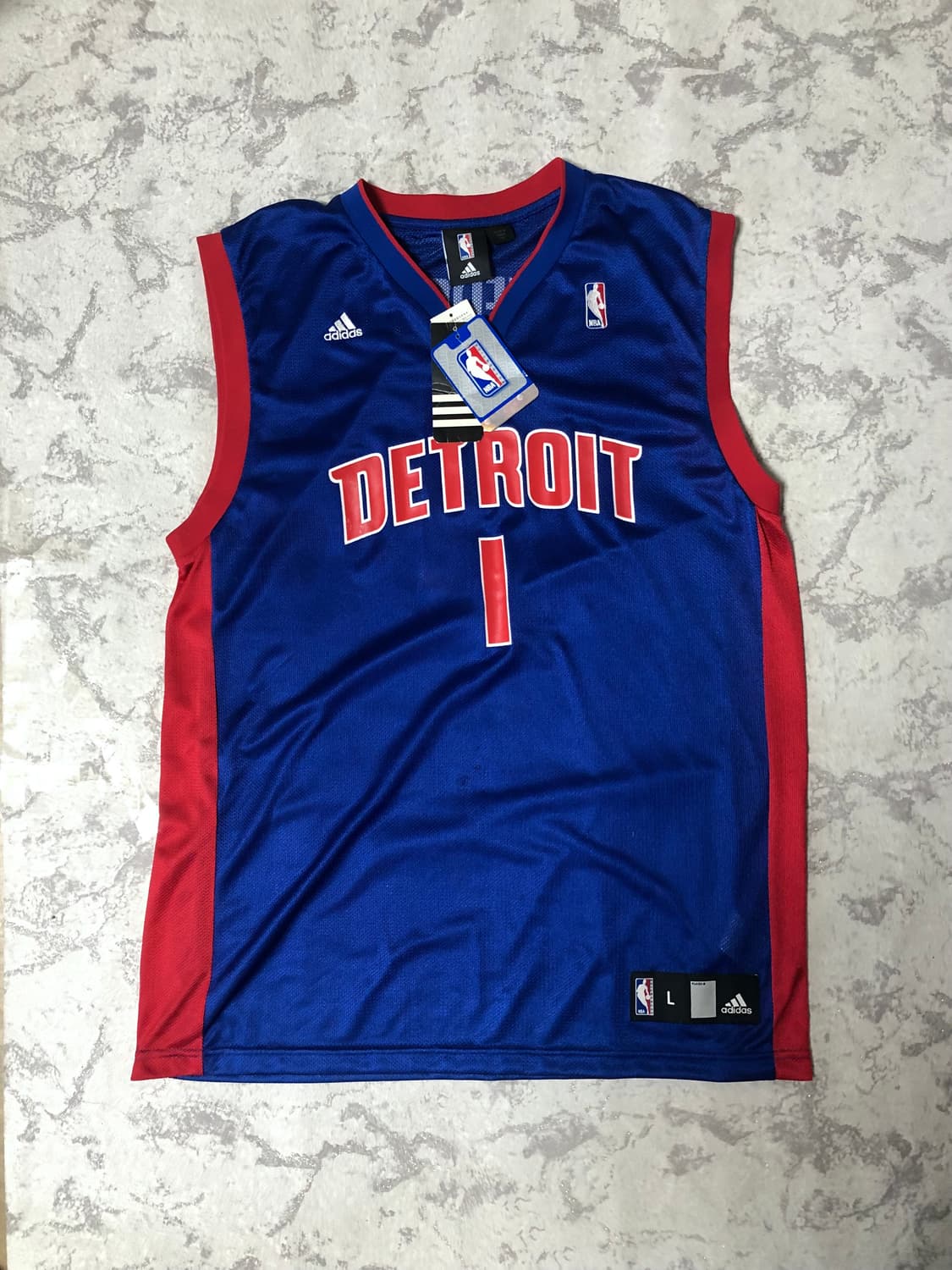 NBA 농구져지 새상품 디트로이트 아디다스 유니폼 상품이미지1