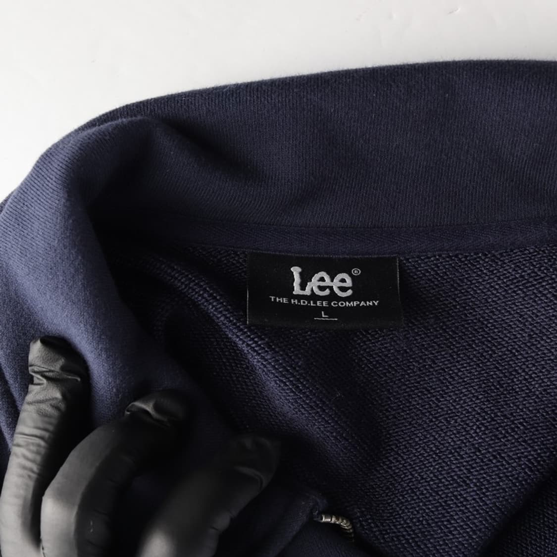 LEE 네이비 카라 하프집업 맨투맨 L 상품이미지5