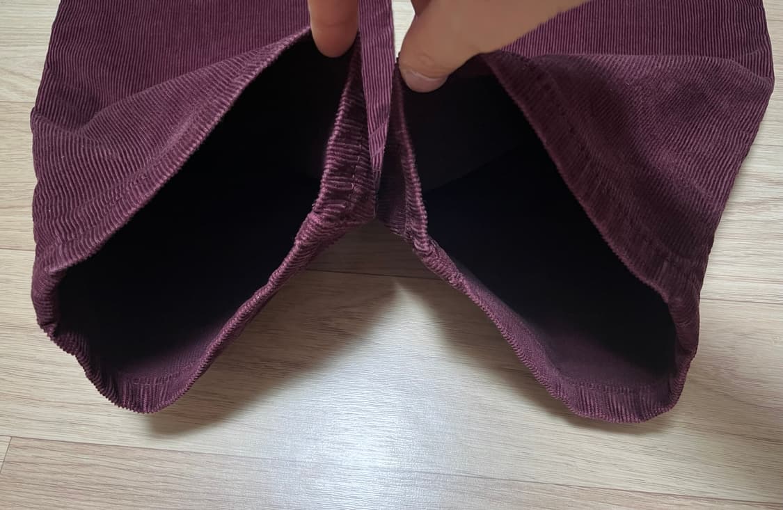 리바이스 514 코듀로이 팬츠 버건디 33x32(허리 41cm) 상품이미지8