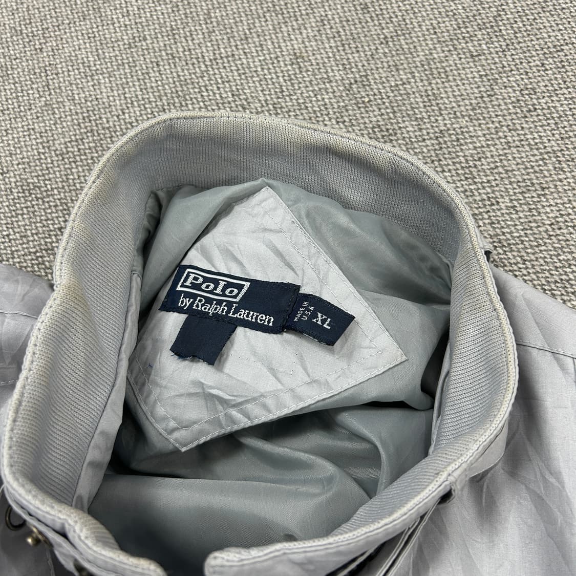 폴로 그레이 나일론 블루종(XL) 상품이미지5