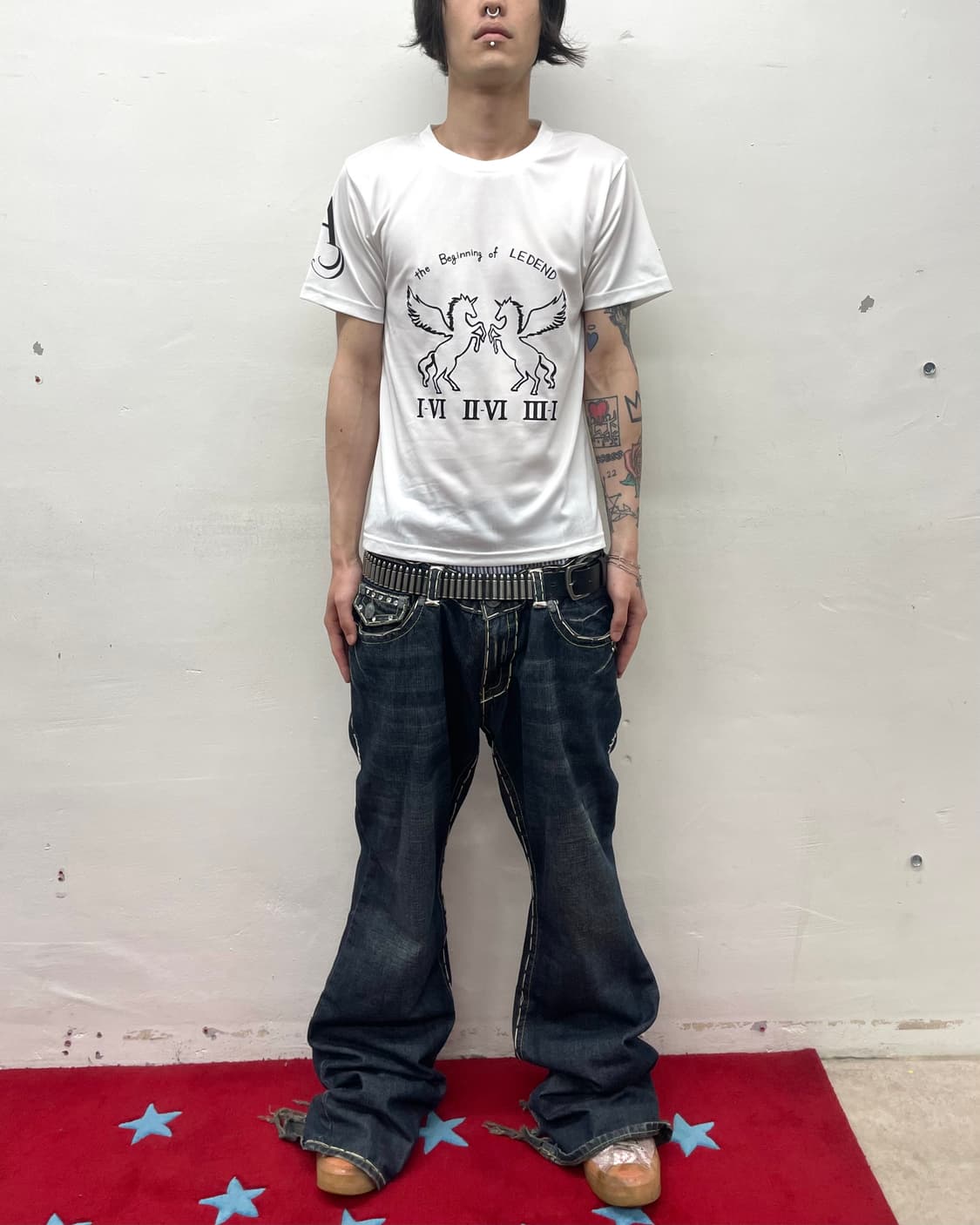 Gold Wings Unicorn White T-shirt  상품이미지5