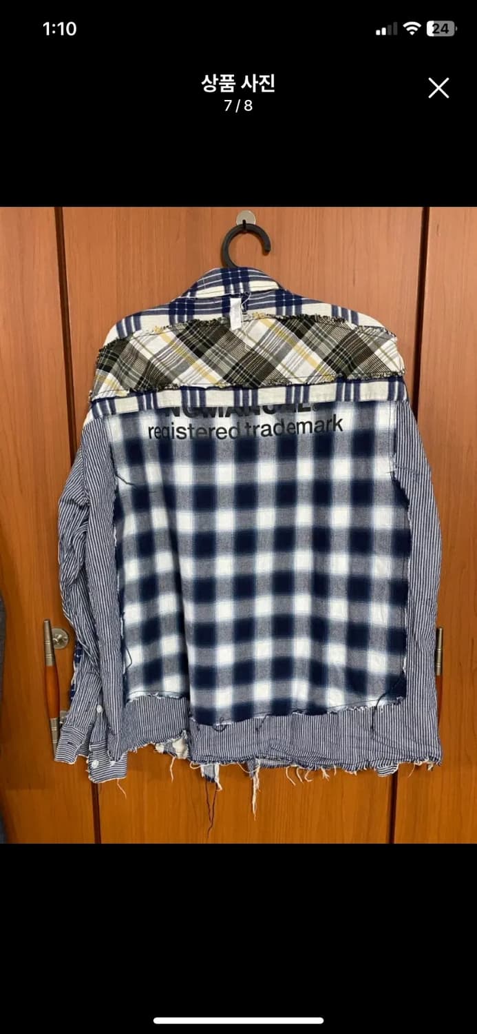 [NOMANUAL] 노메뉴얼 ROUGH CHECK SHIRT 상품이미지7
