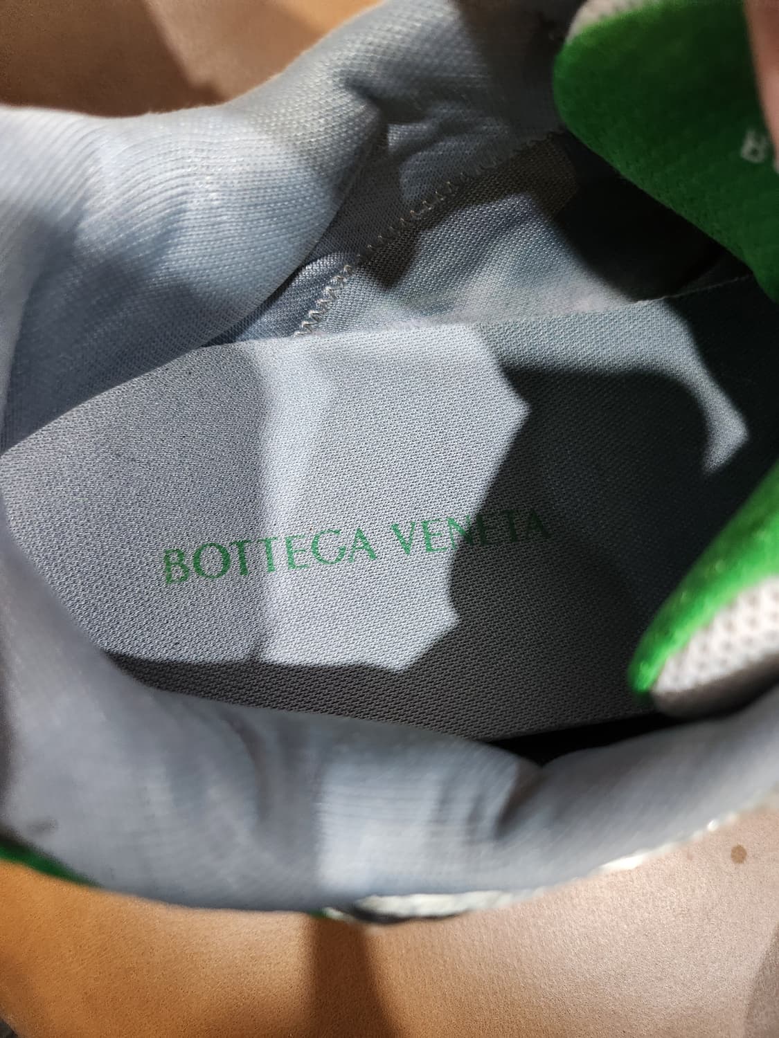 보테가베네타 오르빗 스니커즈 그린 44 정품 상품이미지8