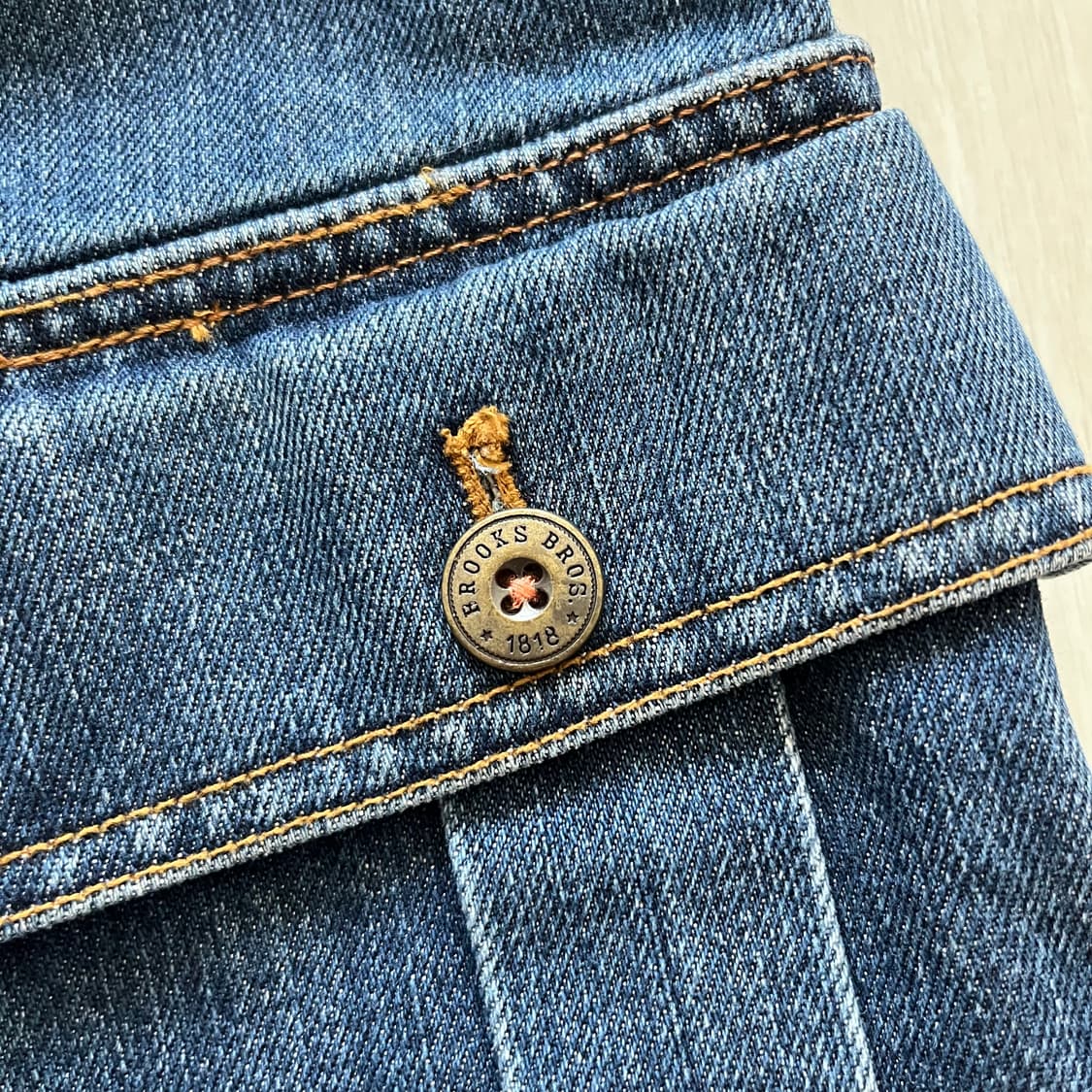 Brooks Brothers . 브룩스브라더스 카고 데님 미니스커트 상품이미지4