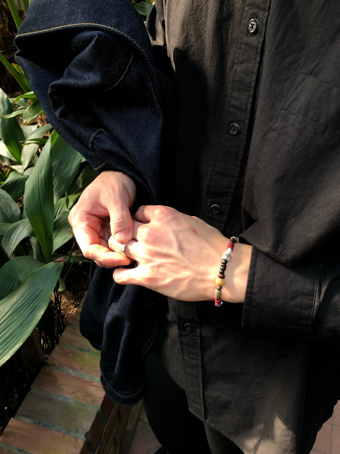 [휘마쿠마] 홍단안 남녀공용 팔찌 상품이미지4