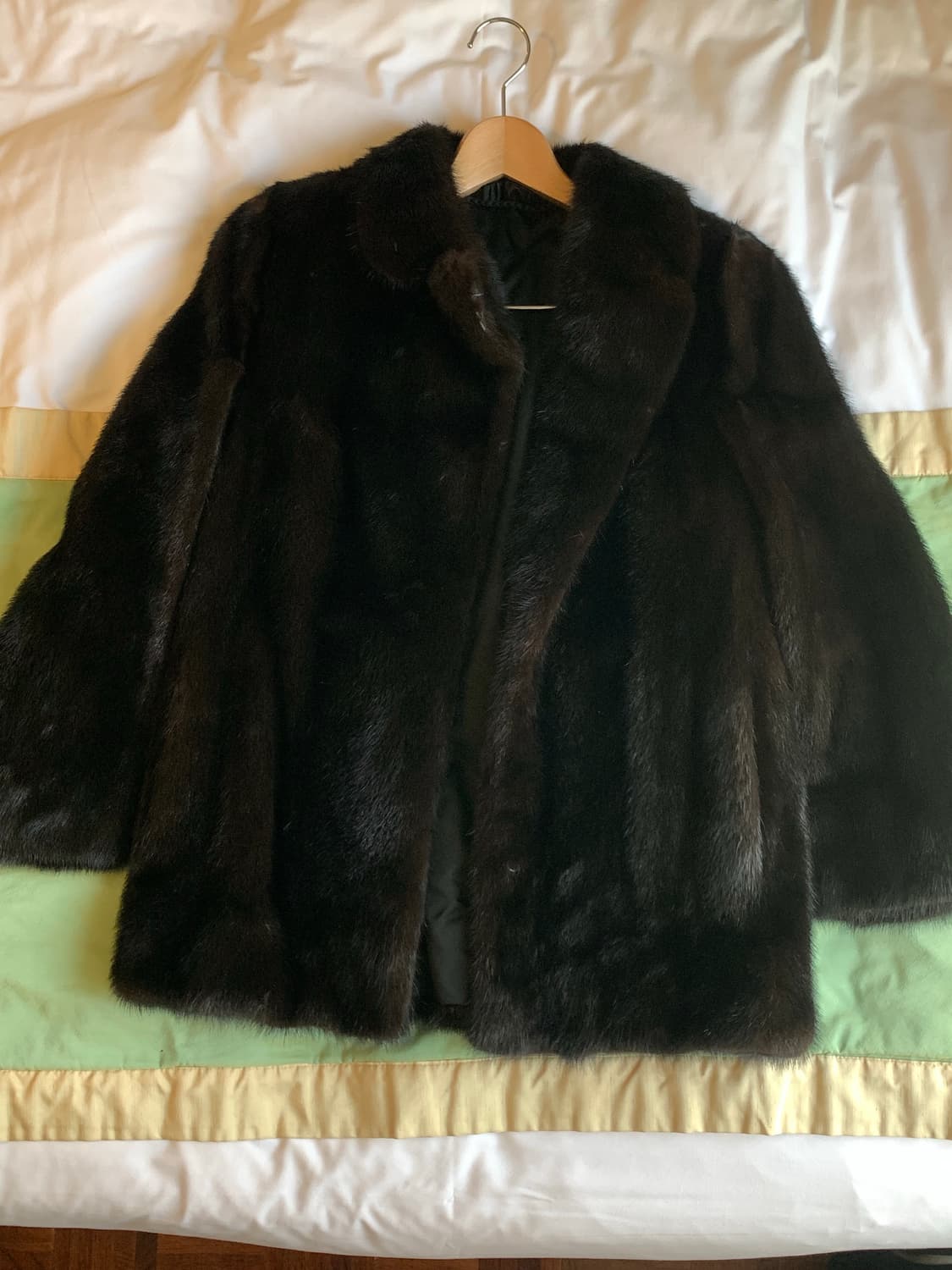 Black mink coat 상품이미지5
