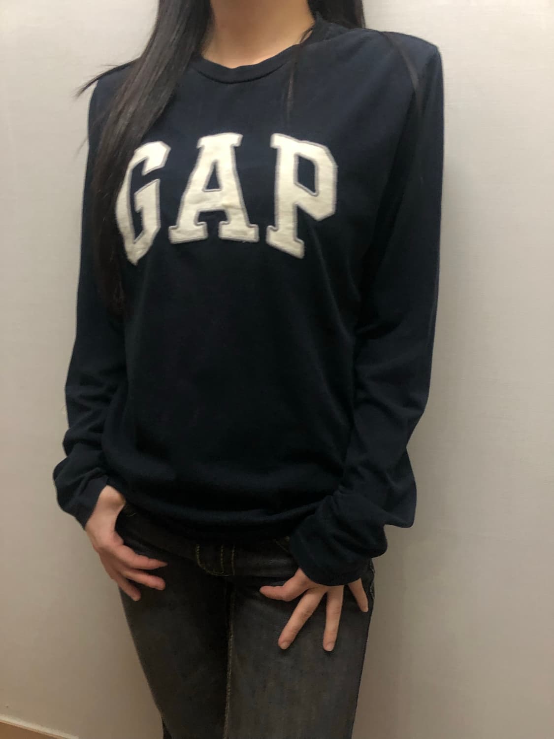 빈티지 갭 블랙 롱 슬리브 상품이미지5