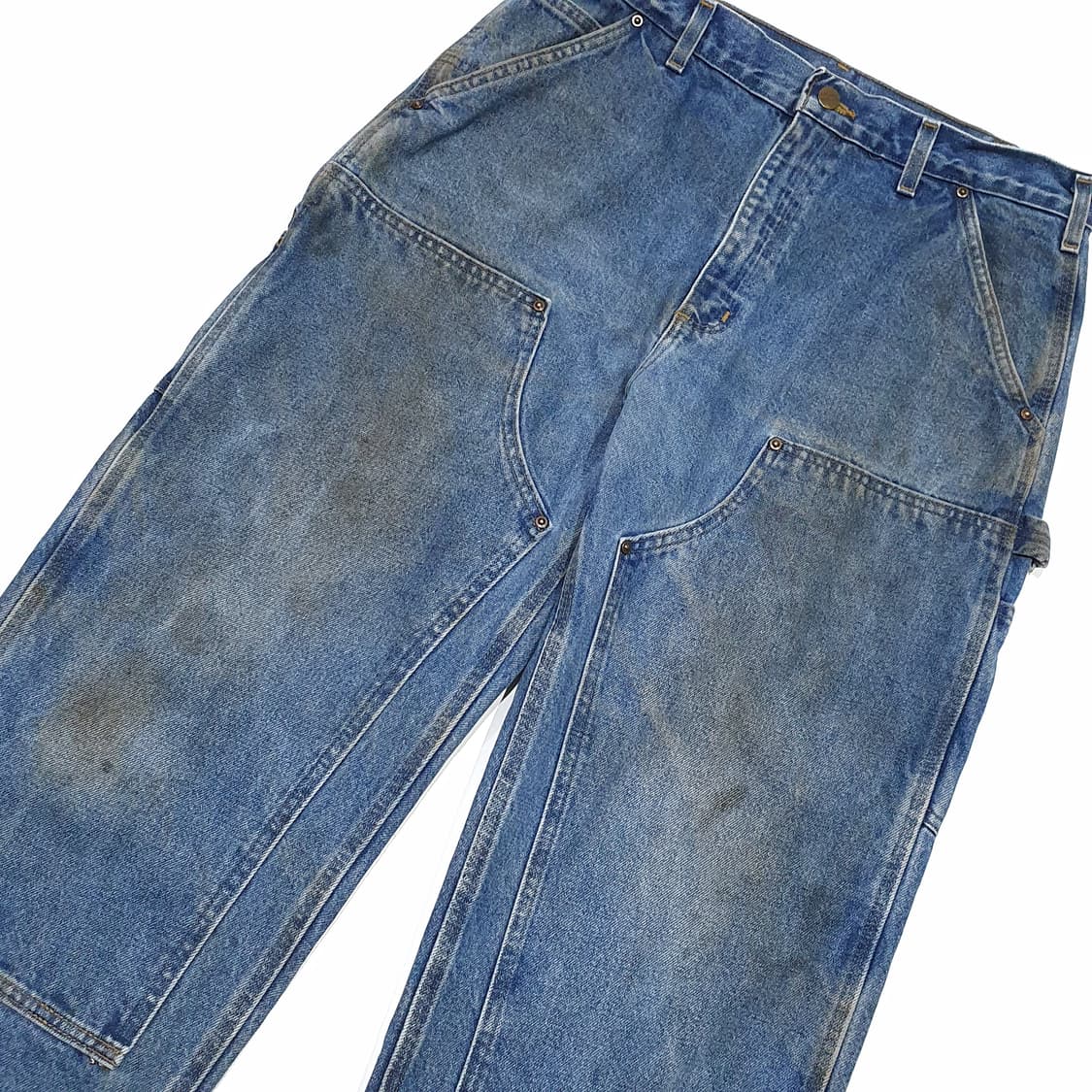 칼하트 더블니 데님 B73 (32~34) 오리지널 덩가리 핏 상품이미지3