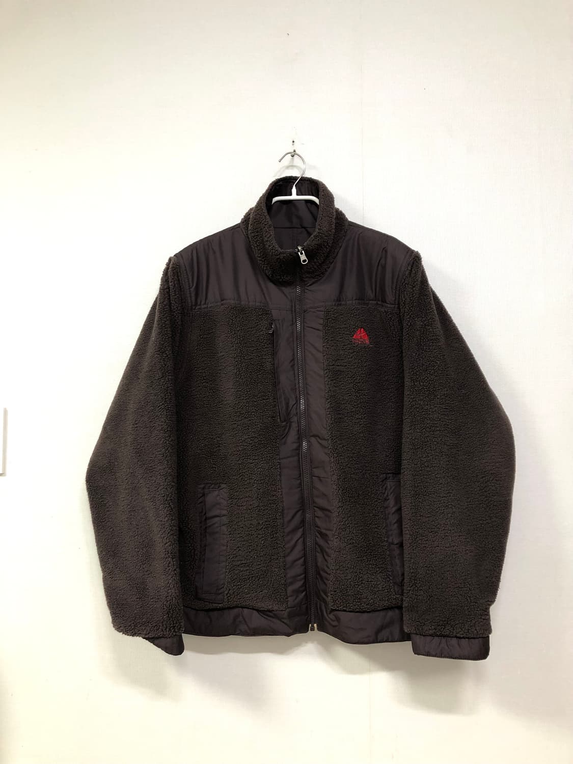 나이키 ACG 양면 리버시블 뽀글이 패딩 바람막이 자켓 _ 브라운 상품이미지1