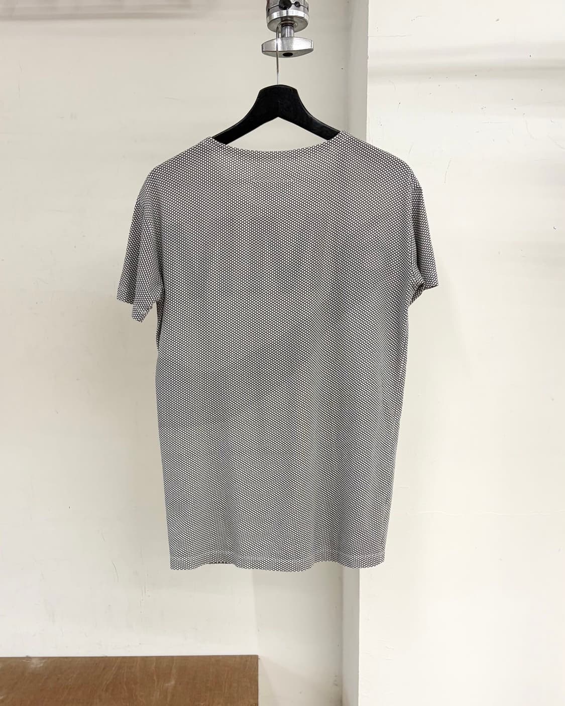 mm6 메종 마르지엘라 일루전 그래픽 폴카 도트 하프 티셔츠 상품이미지6