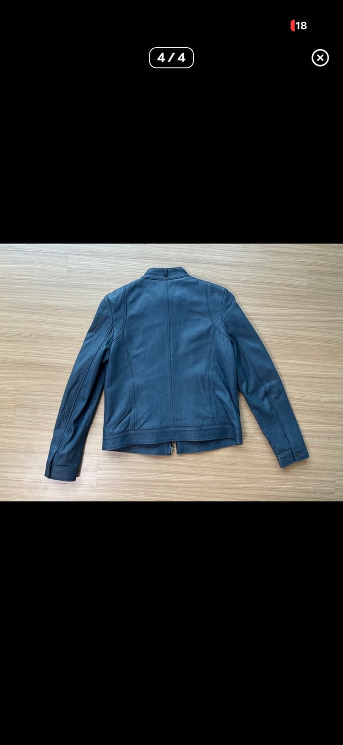 재패니스 블루 레더자켓 상품이미지4
