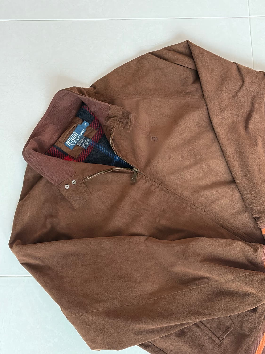 폴로 / 스웨이드 자켓 / S 상품이미지1