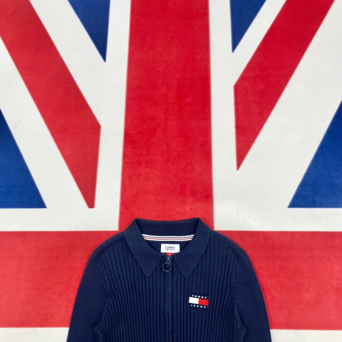  타미진스 딱붙핏 니트집업 여성M  상품이미지2