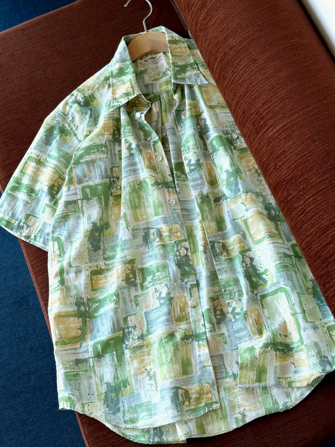Light cotton poly pattern shirt 상품이미지6