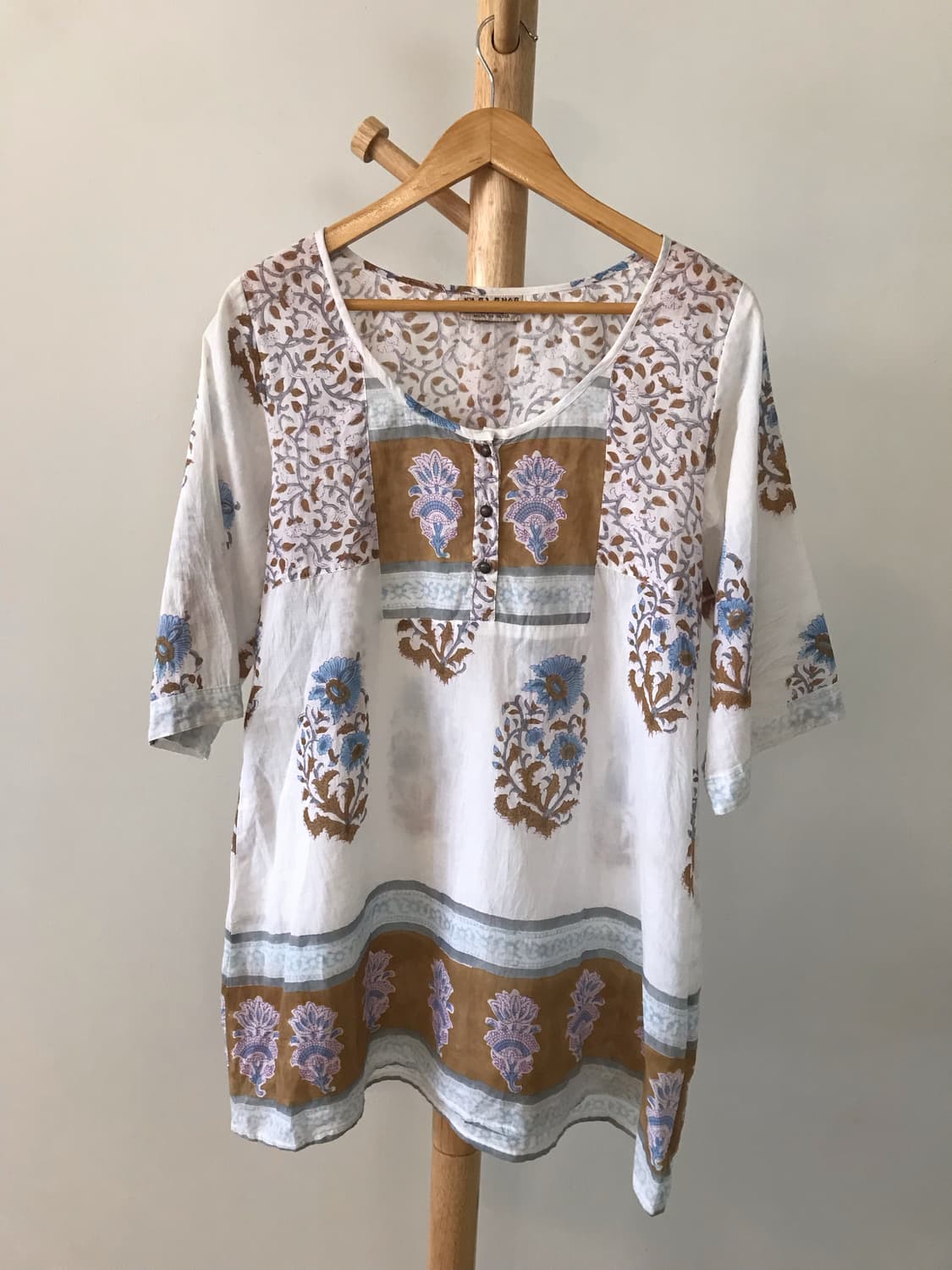 MALAIKA 히피 보헤미안 에스닉 블라우스 상품이미지4