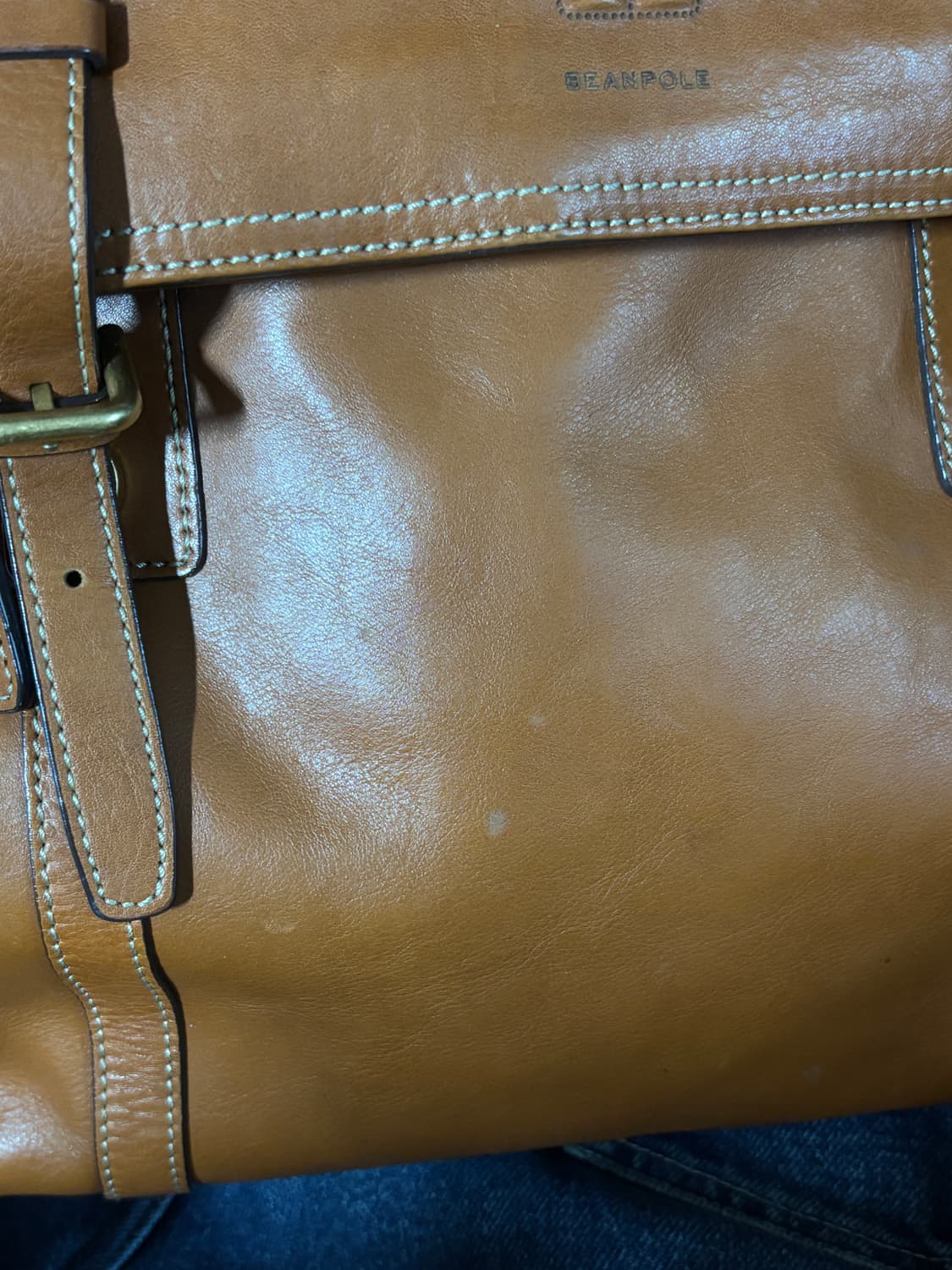 vintage bean pole stand leather bags  상품이미지3