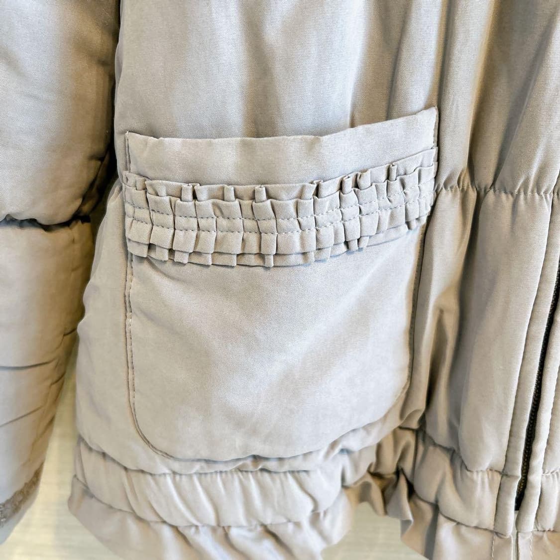 엑시즈팜 솜사탕 패딩 리즈리사 히메갸루 라떼갸루 모리걸 빈티지 상품이미지4