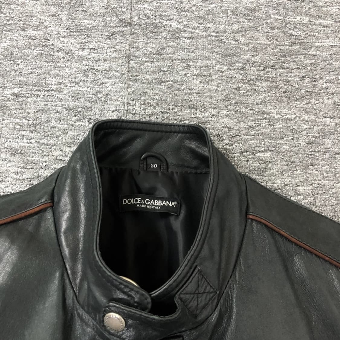 돌체앤가바나 정품 양가죽 레더자켓 레이싱자켓 상품이미지6