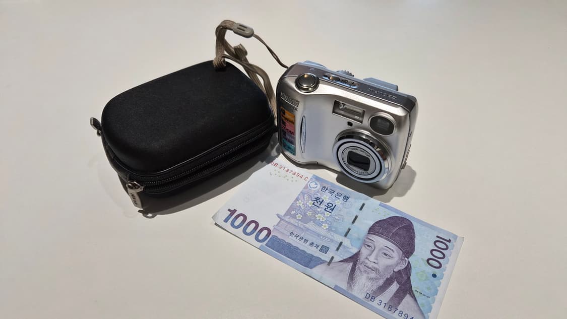 작례O 초소형 필름 감성 니콘 쿨픽스 4100 디지털카메라 빈티지 디카 상품이미지1