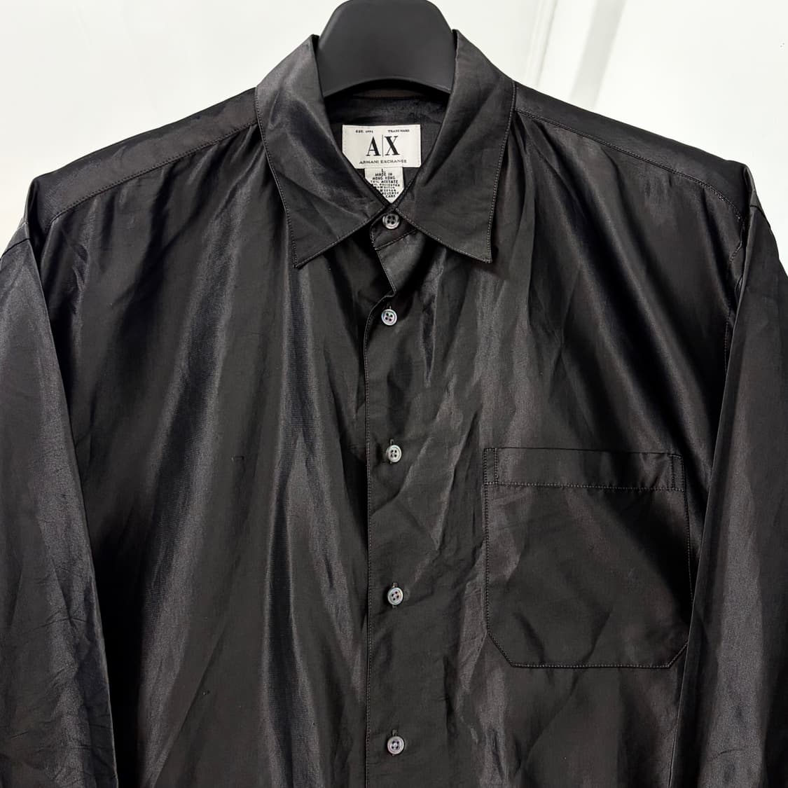 아르마니 익스체인지 글로시 아세테이트 셔츠 상품이미지5