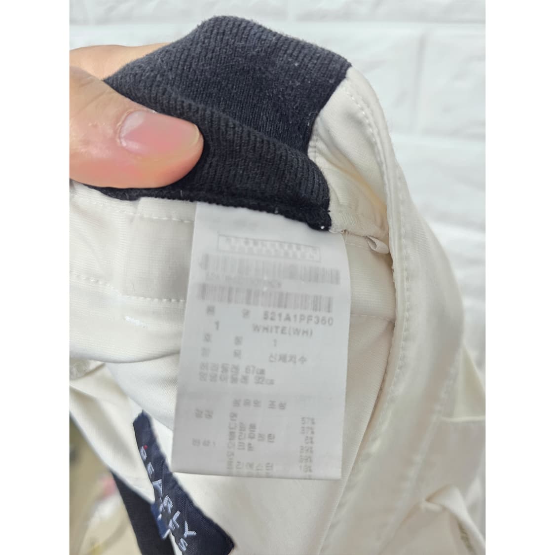 택포) 파리게이츠 골프 아이보리 바지 28인치 상품이미지3