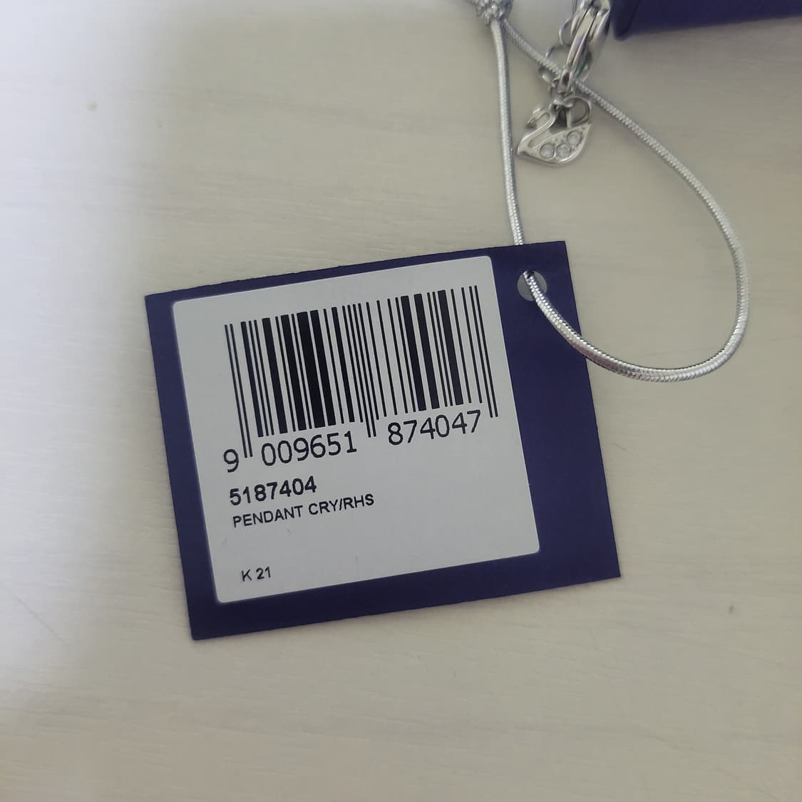 스와로브스키 스완 목걸이 상품이미지3