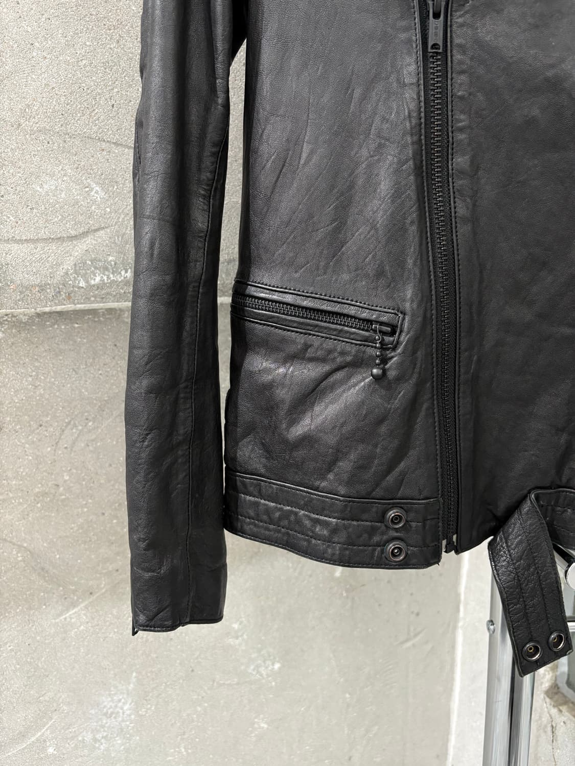 히스테릭 글래머 양가죽 라이더 자켓 상품이미지3