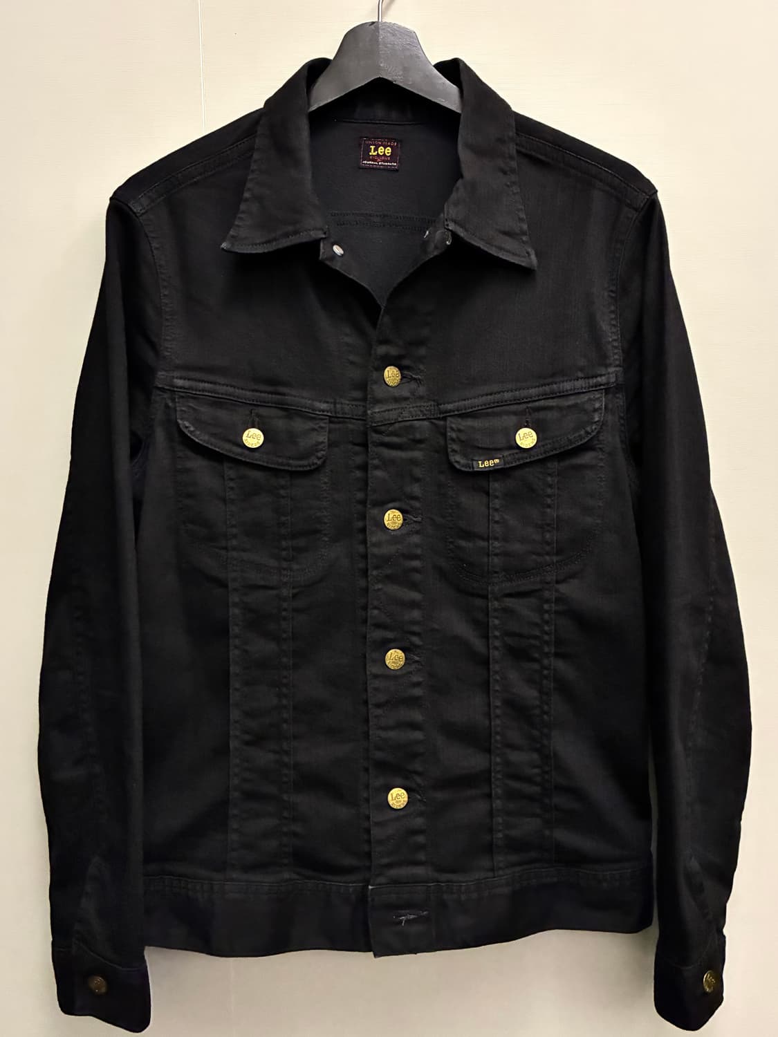 (M~L)LEE x 저널스탠다드 101J 데님 트러커자켓 블랙 상품이미지1