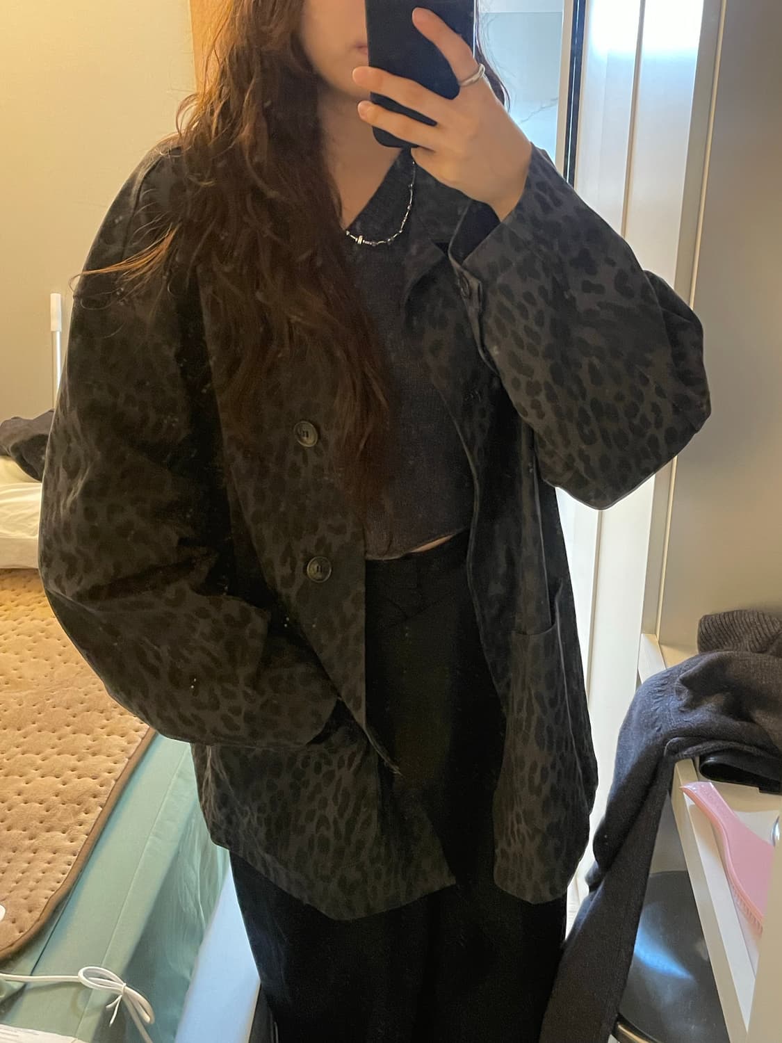 뮤젯 레오파드 자켓 상품이미지1