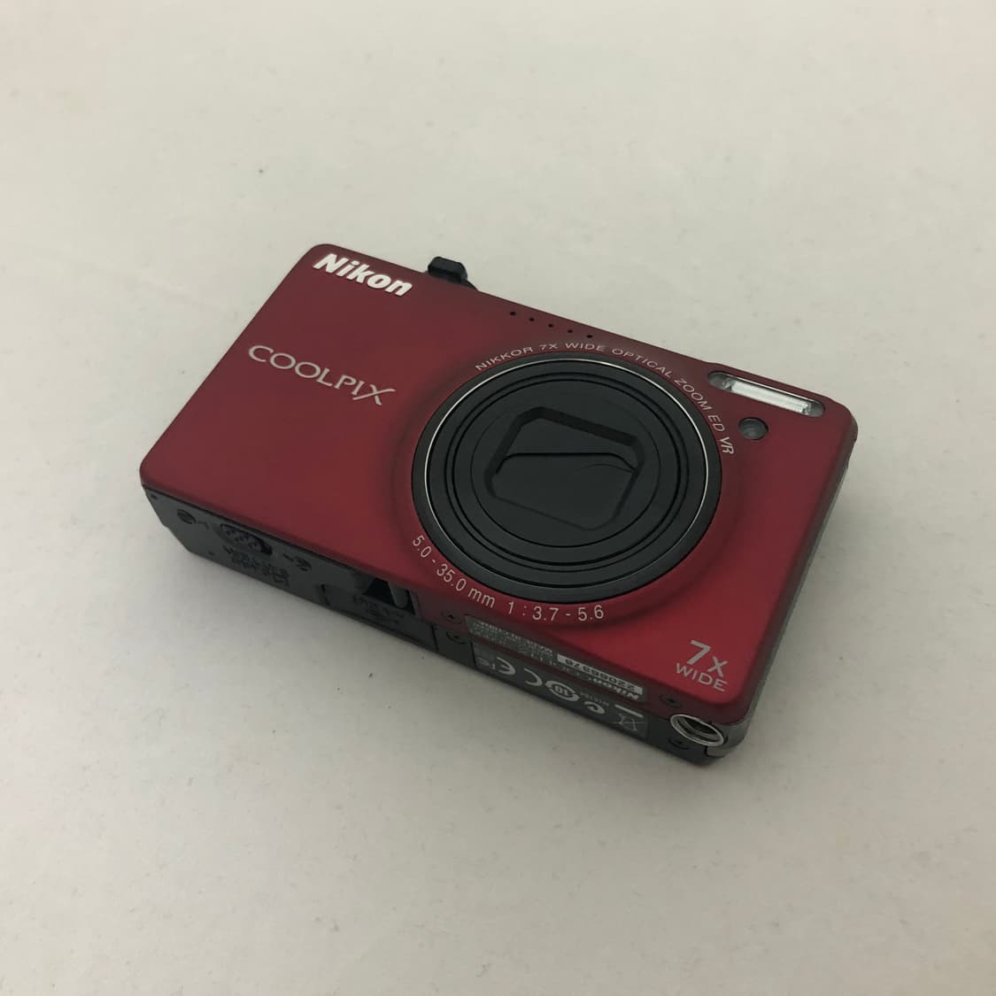 (박스셋) 니콘 쿨픽스 Coolpix S6000 빈티지 디카 카메라 레드 상품이미지2